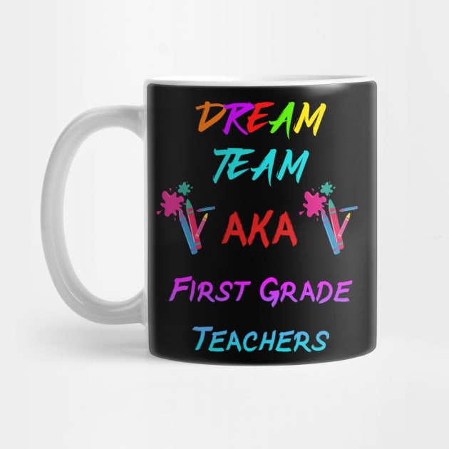 first grade teachers dream team pink and blue by Dolta